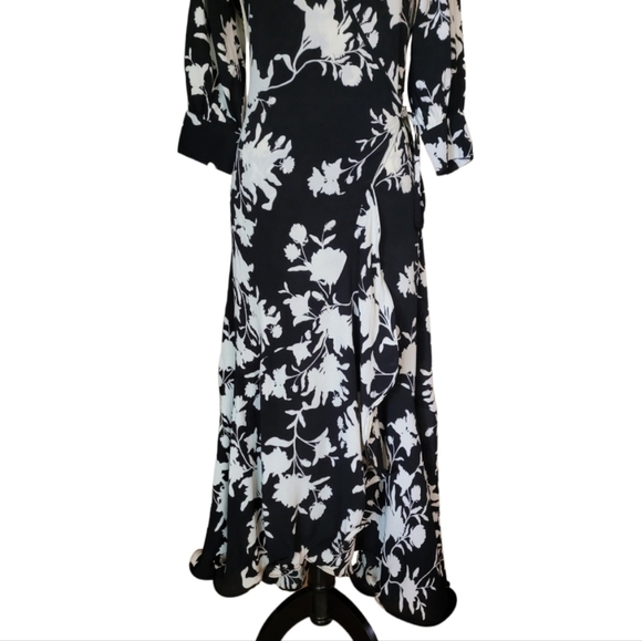 Johanna Ortiz x H&M long floral wrap dress size XS​ - Picture 4 of 16